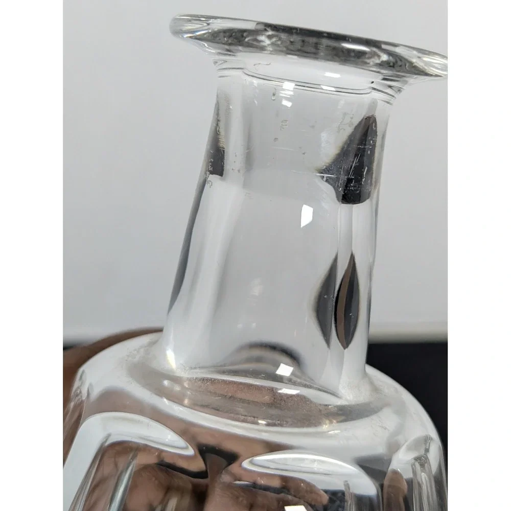 Baccarat Talleyrand Crystal Decanter France No Stopper Signed